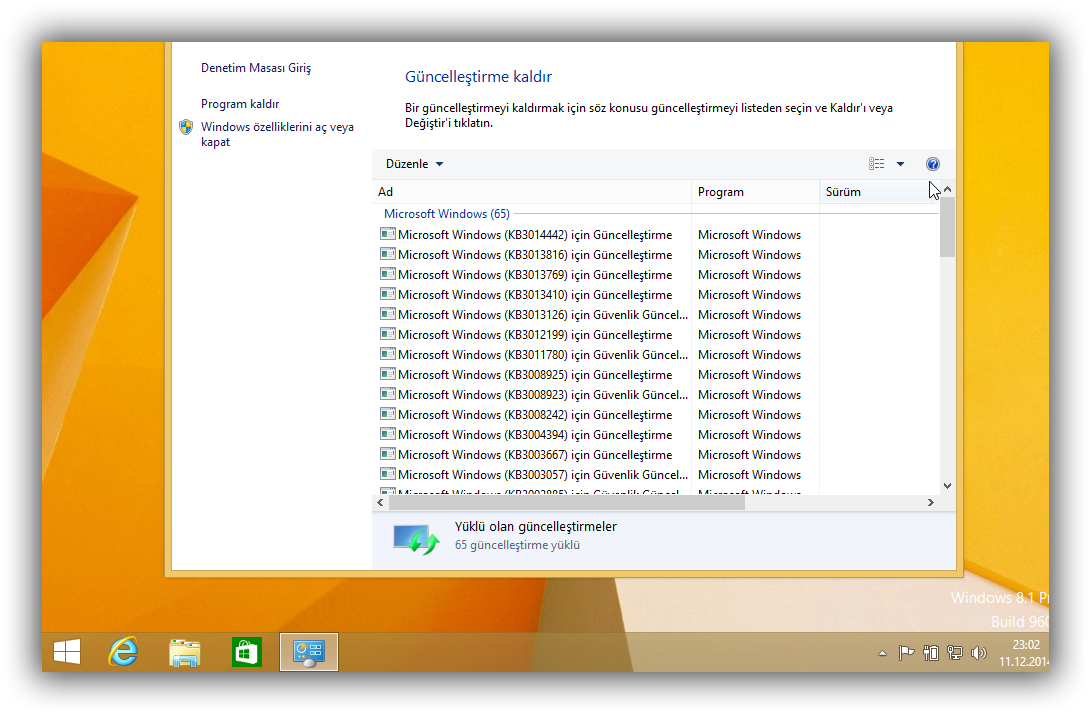 Windows 8.1 Update 2 Pro VL - Windows 8.1 Update 2 Pro VL 2in1 Türkçe İndir